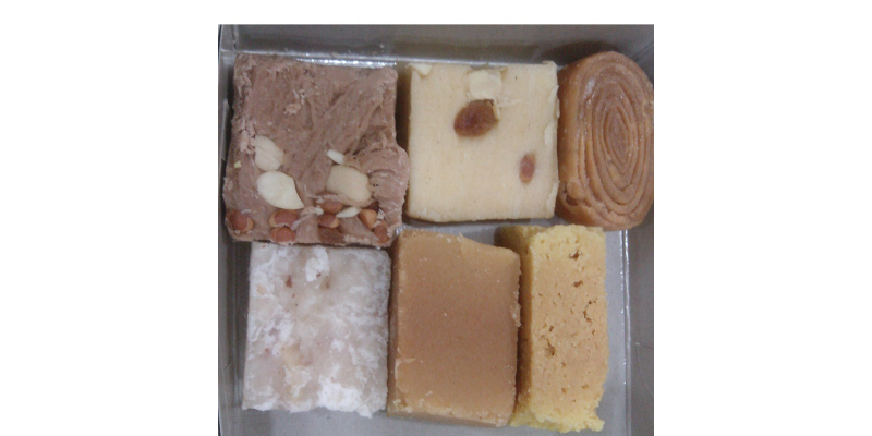 Ghee Assorted Sweets Box (250gms)